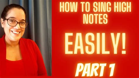 How To Sing High Notes Easily Without Straining Youtube