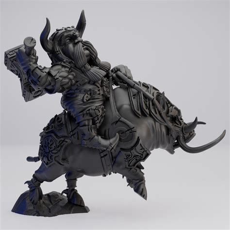 Hot Goblin ドワーフ猪騎兵ミニチュア ホットゴブリン TRPG 騎馬