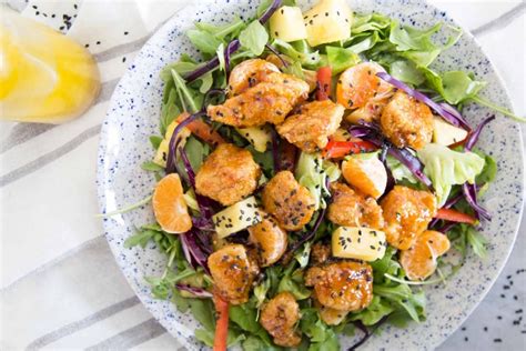 Salade Bangkok Au Poulet Compl Tement Folle Cinq Fourchettes