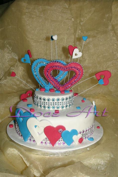 Wedding Anniversary Decorated Cake By Magda Martins Cakesdecor