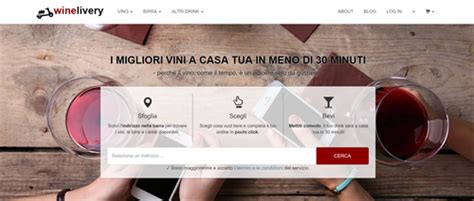 WINELIVERY IL PRIMO PORTALE ITALIANO PER LA CONSEGNA IN 30 MINUTI DI