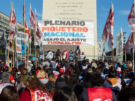 Piqueteros Acampar N Frente Al Ministerio De Desarrollo Social No Nos