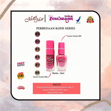 Jual BOSS CUCI GUDANG ECER MARIMAR Nude Color Nail Polish New