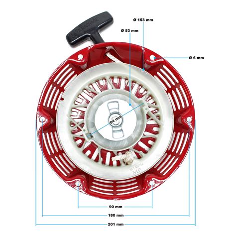 Benzinmotor 9 PS Ersatzteil Handstarter Seilstarter Handseilstarter