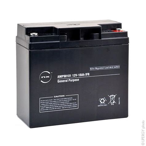 BATTERIE PLOMB AGM NX 18 12 GENERAL PURPOSE IFR 12V 18AH M5 F Devis Sous 1h