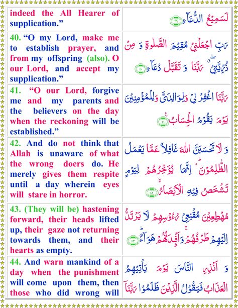 Surah Ibrahim (English) - Page 2 of 2 - Quran o Sunnat