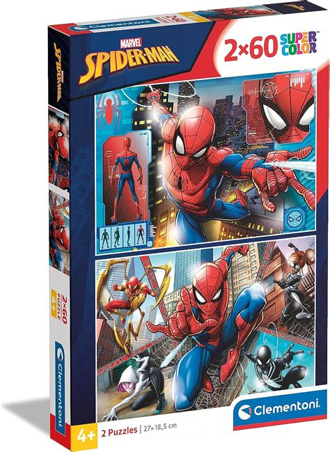 Clementoni Supercolor Puzzle Marvel Spiderman X Par A