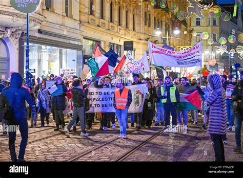 Démonstration Paleastina à Linz Pro Gaza 26 11 2023 Linz AUT