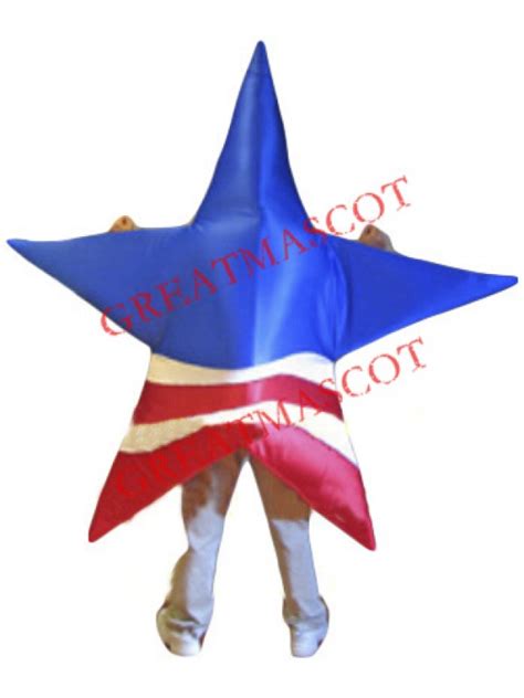 American Patriot Star Mascot Costume