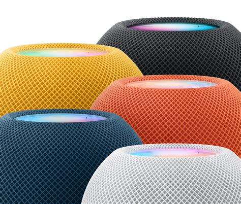 Apple Unveils Homepod Mini In New Colors Yellow Blue And Orange