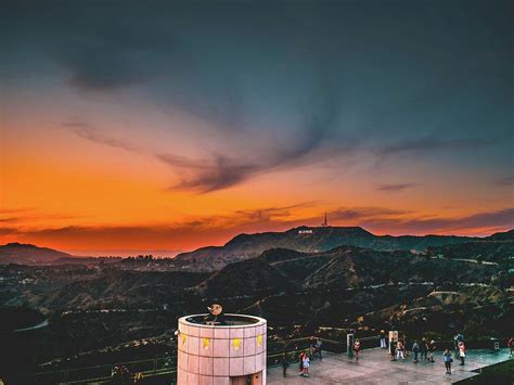 Sunset in Griffith Observatory Photograph by Gassetgaal