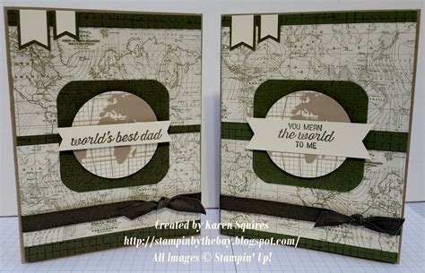 Stampin By The Bay Going Global Father S Day Cards