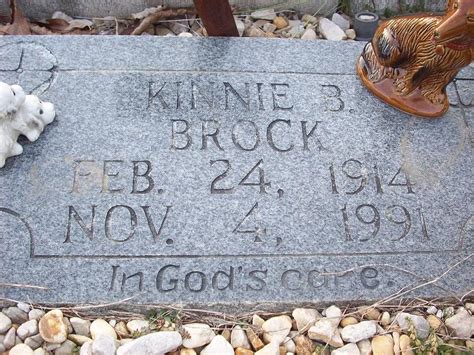 Kinnie Bee Bynum Brock M Morial Find A Grave