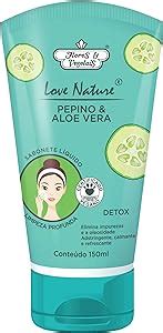 Flores Vegetais Sabonete Líquido Facial Pepino E Aloe Vera 150Ml