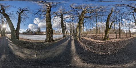 Full Seamless Spherical Hdri 360 Panorama View On Pedestrian Walking