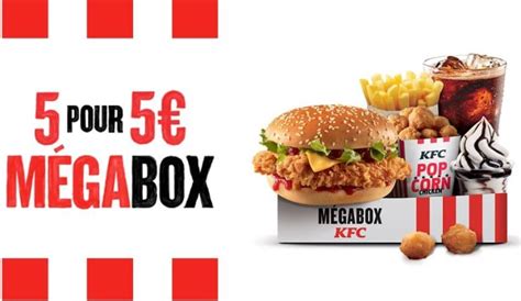 Kfc Méga Box 5 Produits à 5