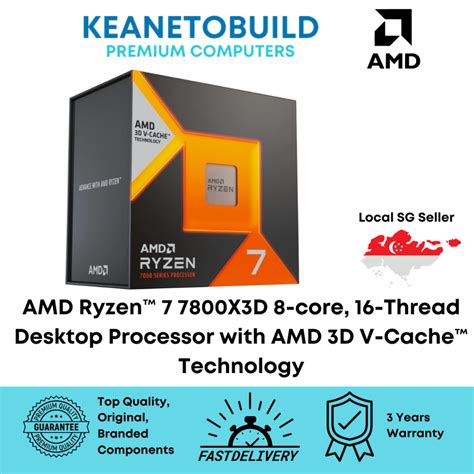 Ready Sg Stock Amd Ryzen X D X D Series Desktop