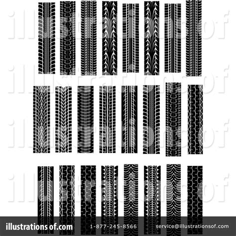 Tread Marks Clipart 1264719 Illustration By Vector Tradition Sm