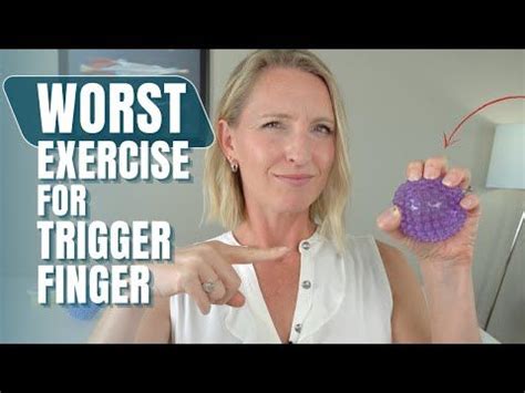 The Worst Exercise For Trigger Finger Do This Instead Youtube