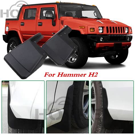 Pcs Car Styling Mudguards For Hummer H Molded Mudflaps Mud