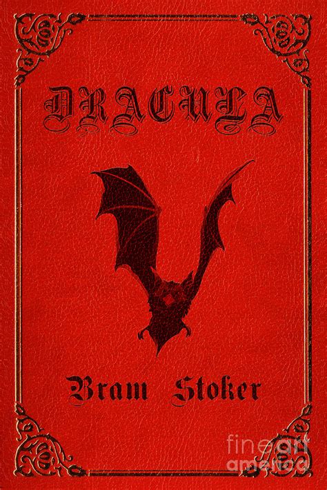 Dracula Book Cover Poster Art 1 Digital Art by Nishanth Gopinathan