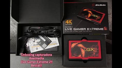 Unboxing Capturadora Avermedia Live Gamer Extreme Capturadora Bestial