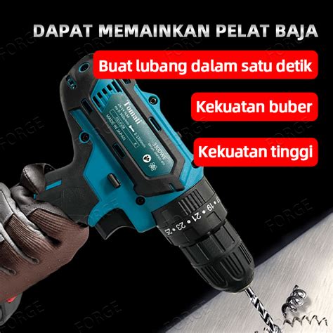 Jual Bor Tangan Tanpa Kabel 149VF Dua Baterai Bor Tangan Tanpa Kabel