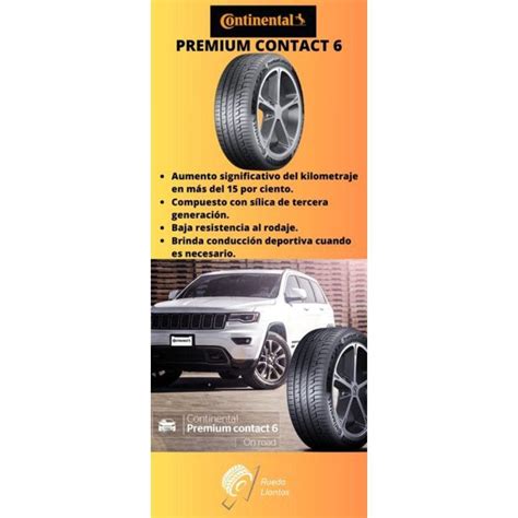 LLANTA CONTINENTAL PREMIUMCONTACT 6 245 50R19 SSR PARA SUVS LLANTAS