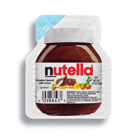 Nutella Hazelnut Spread With Cocoa Mini Cups 10 Count 10 Ct 0 52 Oz