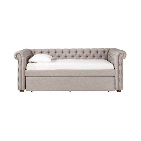 HomeHills Nassau Grey Chesterfield Daybed 905 Liked On Polyvore