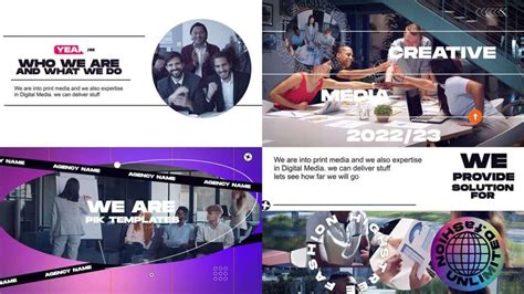 Agency Promo Showreel Free After Effect Template Pik Templates