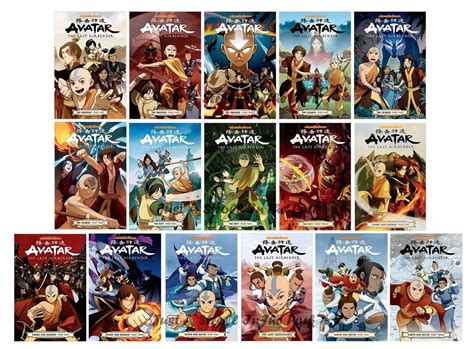 Books Like Avatar The Last Airbender Comics In Order Avatar The Last