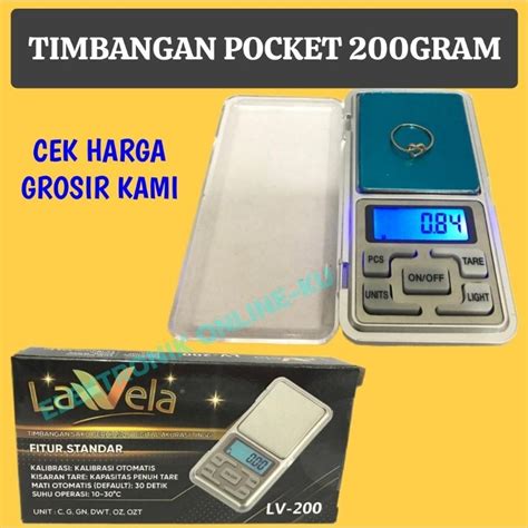 Jual Timbangan Saku Digital Untuk Emas Gram Lavela Untuk Obat