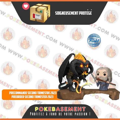 Funko Pop The Lord Of The Rings Moment Gandalf VS Balrog EXCLUSIVE