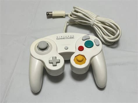 【目立った傷や汚れなし】★ 中古 Gc ゲームキューブ コントローラー ホワイト 動作確認済 Gamecube Dol 003★の落札