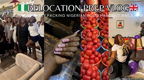 Relocation Travel Prep Vlog Nigeria To The Uk Buying Nigerian Food