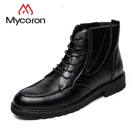 Mycoron Sapatas Dos Homens Da Marca De Couro De Luxo Moda Quente