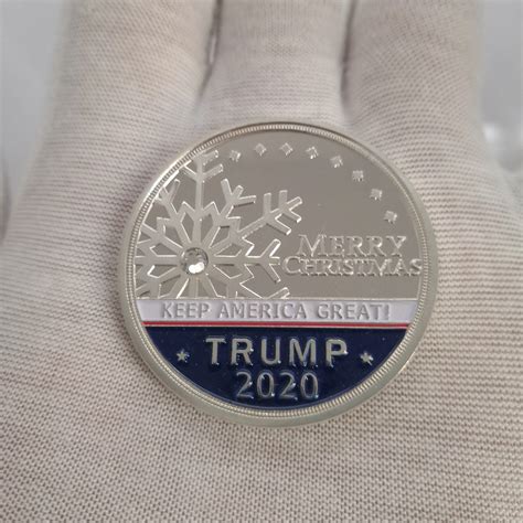 New President Donald Trump Inaugural Silver Plated Coin Commemorative