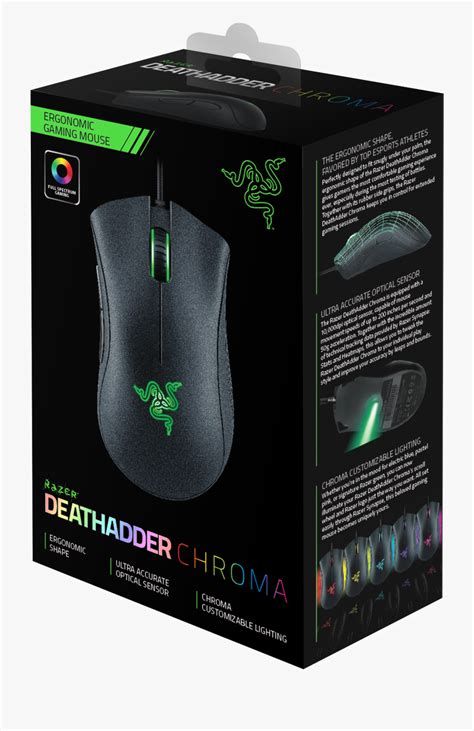 Razer Deathadder Chroma - Razer Deathadder Chroma 10000dpi, HD Png ...