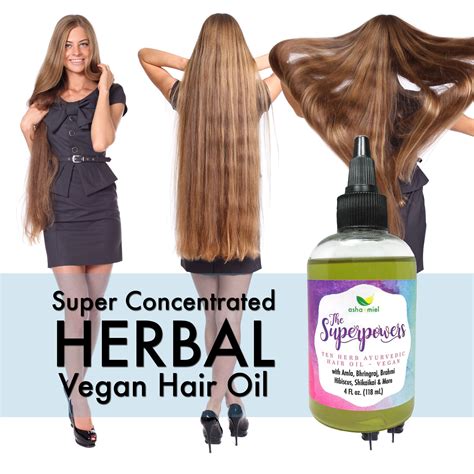 VEGAN The Superpowers Ayurvedic Hair Growth oil, Growth Serum, Amla oil, 10 Herb Coconut hair ...