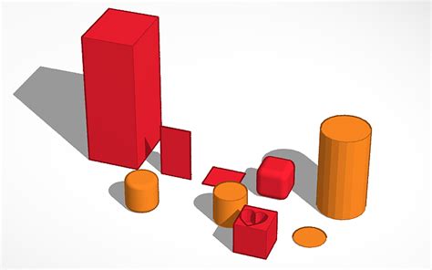 3D design 2D and 3D shapes - Tinkercad