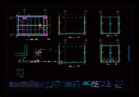 Plano De Cisterna En AutoCAD Librería CAD