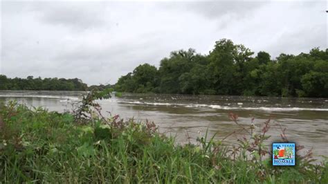 San Jacinto River At Belleau Woods Flood Water Levels Youtube