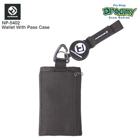 North Peak Wallet With Pass Case Np