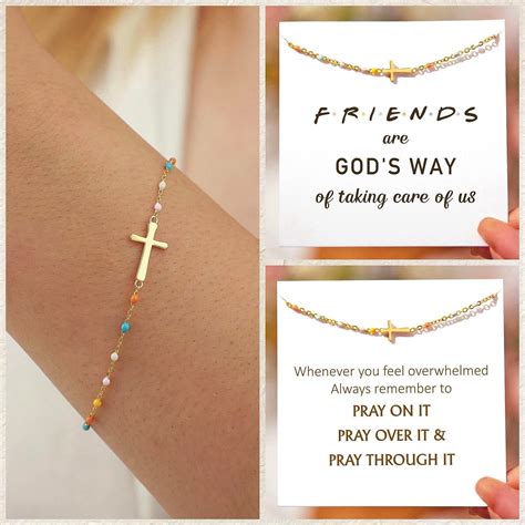 Cross Bracelet For Women Christian Bracelets Confirmation Gifts For