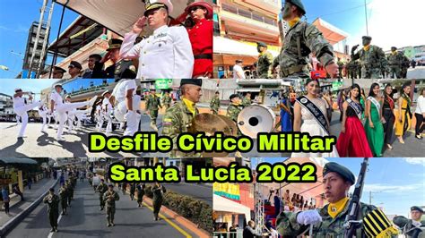 DESFILE MILITAR DE SANTA LUCIA 2022 EN VIVO SANTA LUCIA ECUADOR