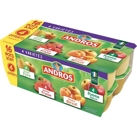 Andros Andros Desserts Panach S X G Dont Offerts Pas Cher Auchan Fr