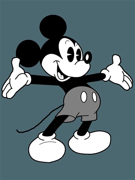 Mickey Mouse Black And White Hd Phone Wallpaper Peakpx