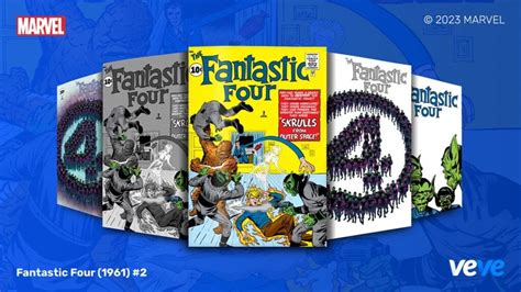 Marvel Digital Comics — Fantastic Four 1961 2 By Veve France Aug