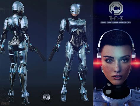 Female Robocop Female Robocop Concept Robocop Robots Characters Female Robot